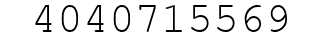Number 4040715569.