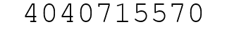 Number 4040715570.