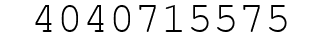 Number 4040715575.