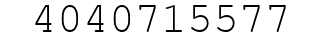 Number 4040715577.
