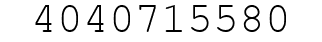Number 4040715580.