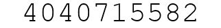 Number 4040715582.