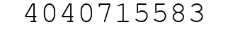 Number 4040715583.