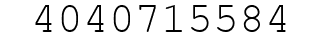 Number 4040715584.