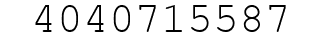 Number 4040715587.