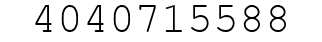 Number 4040715588.