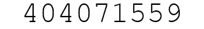 Number 404071559.