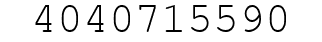 Number 4040715590.