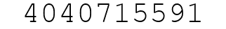 Number 4040715591.