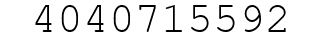 Number 4040715592.