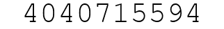 Number 4040715594.
