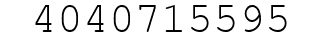 Number 4040715595.