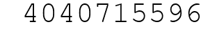 Number 4040715596.