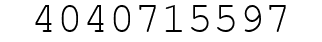 Number 4040715597.