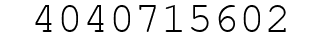 Number 4040715602.