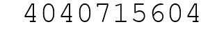 Number 4040715604.