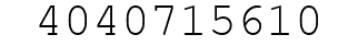 Number 4040715610.