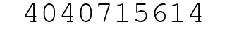 Number 4040715614.