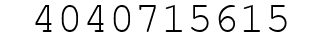 Number 4040715615.