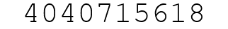 Number 4040715618.