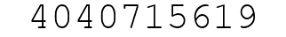 Number 4040715619.