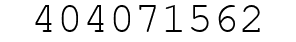 Number 404071562.