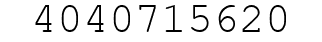 Number 4040715620.