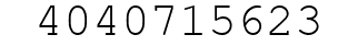 Number 4040715623.