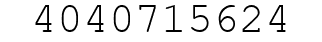 Number 4040715624.