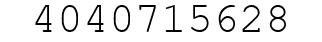 Number 4040715628.