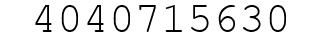 Number 4040715630.