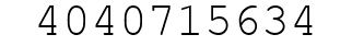 Number 4040715634.