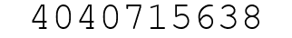 Number 4040715638.