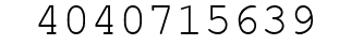 Number 4040715639.
