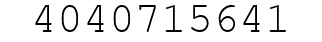 Number 4040715641.