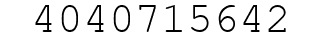 Number 4040715642.