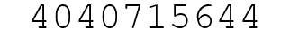 Number 4040715644.