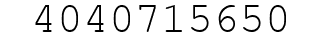 Number 4040715650.