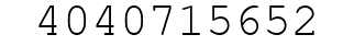 Number 4040715652.
