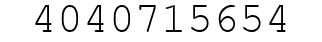 Number 4040715654.