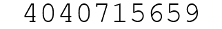Number 4040715659.