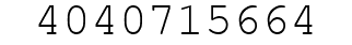 Number 4040715664.