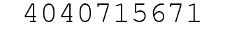 Number 4040715671.
