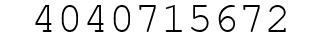 Number 4040715672.