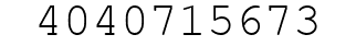 Number 4040715673.
