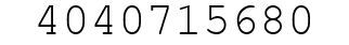 Number 4040715680.