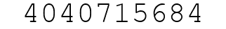 Number 4040715684.