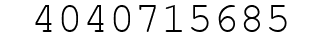 Number 4040715685.