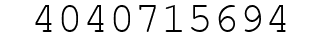 Number 4040715694.
