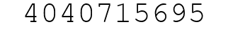 Number 4040715695.
